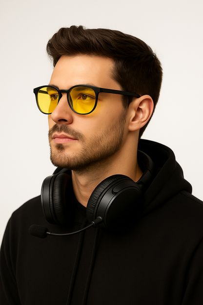 Gafas Antiluz Azul con Lentes Amarillas | Protección y Comodidad Visual